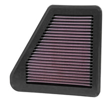 Load image into Gallery viewer, K&amp;N 13-17 Honda Civic IX L4-1.6L DSL Replacement Drop In Air Filter - Side View