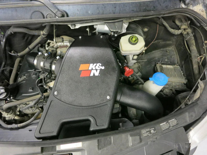 K&N 13-18 Mercedes Sprinter 2500/3500 V6 3.0L TD AirCharger Performance Intake - Side View