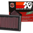 Load image into Gallery viewer, K&amp;N 13 BMW R1200GS Replacement Air Filter - Side View
