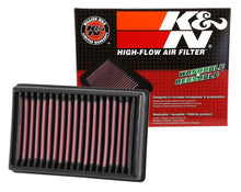 Load image into Gallery viewer, K&amp;N 13 BMW R1200GS Replacement Air Filter - Side View