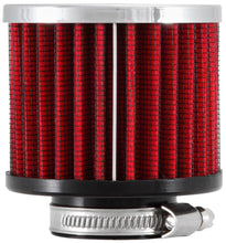 Load image into Gallery viewer, K&amp;N 1.375 inch ID 3 inch OD 2.5 inch H Clamp On Crankcase Vent Filter - Side View