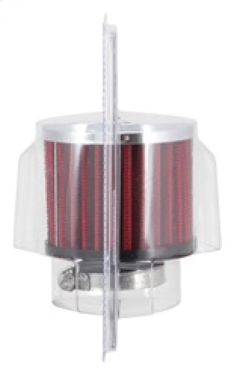 K&N 1.375 inch ID 3 inch OD 2.5 inch H Clamp On Crankcase Vent Filter - Additional View 7