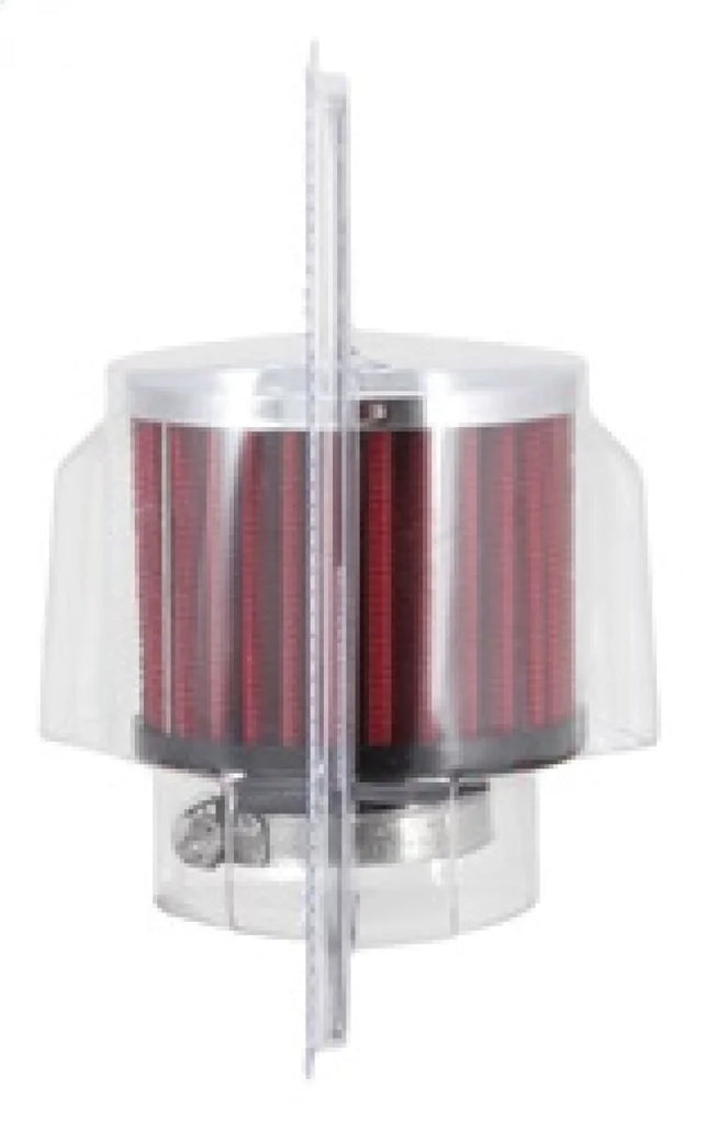 K&N 1.375 inch ID 3 inch OD 2.5 inch H Clamp On Crankcase Vent Filter - Additional View 7