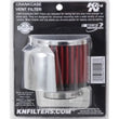 Load image into Gallery viewer, K&amp;N 1.375in Flange ID x 3in OD x 2.5in Height Clamp On Crankcase Vent Filter - Side View
