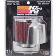 Load image into Gallery viewer, K&amp;N 1.375in Flange ID x 3in OD x 2.5in Height Clamp On Crankcase Vent Filter - Installation View