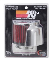 Load image into Gallery viewer, K&amp;N 1.375in Flange ID x 3in OD x 2.5in Height Clamp On Crankcase Vent Filter - Installation View