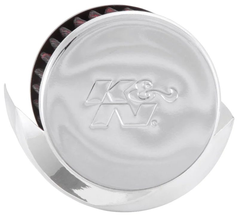 K&N 1.375in Flange ID x 3in OD x 2.5in Height Clamp On Crankcase Vent Filter - Additional View 5