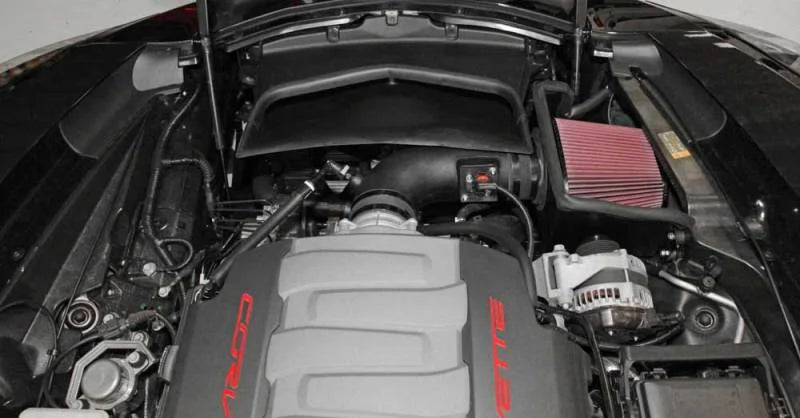 K&N 14-15 Chevrolet Corvette 6.2L V8 F/I Performance Intake Kit - Back View