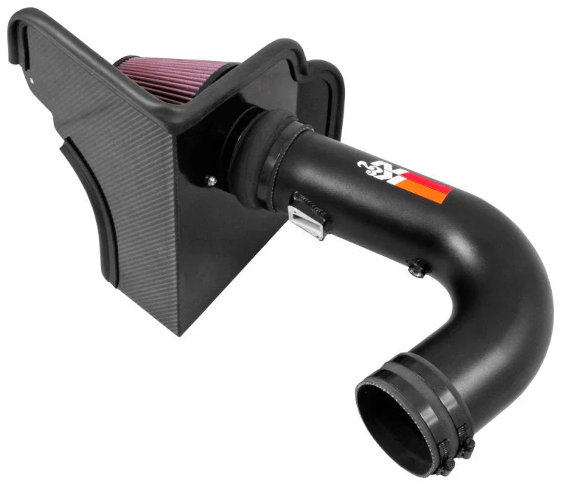 K&N 14-15 Chevy Camaro Z28 7.0L Typhoon Performance Intake - Installation View