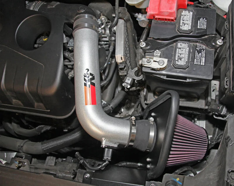K&N 14-15 Ford Explorer 2.0L High Flow Performance Intake Kit - Side View