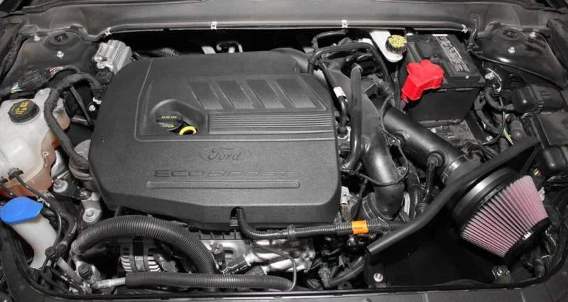 K&N 14-15 Ford Fusion 1.5L Air Charger Performance Intake - Side View