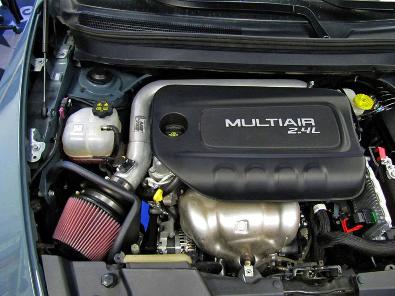 K&N 14-15 Jeep Cherokee 2.4L L4 High Flow Performance Intake Kit - Side View