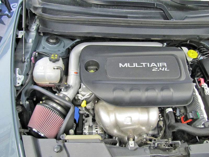 K&N 14-15 Jeep Cherokee 2.4L L4 High Flow Performance Intake Kit - Back View
