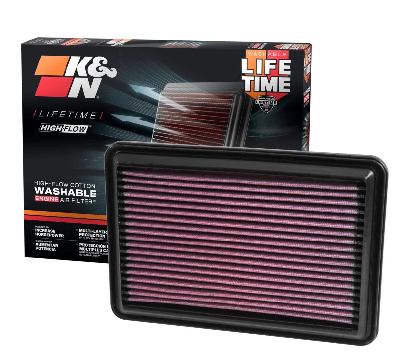 K&N 14-15 Nissan Rogue 2.5L L4 Drop In Air Filter - Additional View 12
