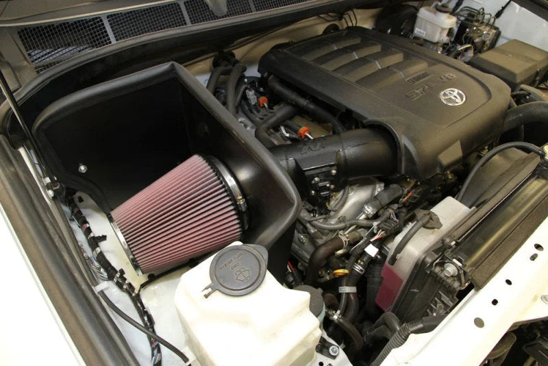 K&N 14-15 Toyota Tundra V8-4.7L/5.7L Performance Air Intake System - Side View