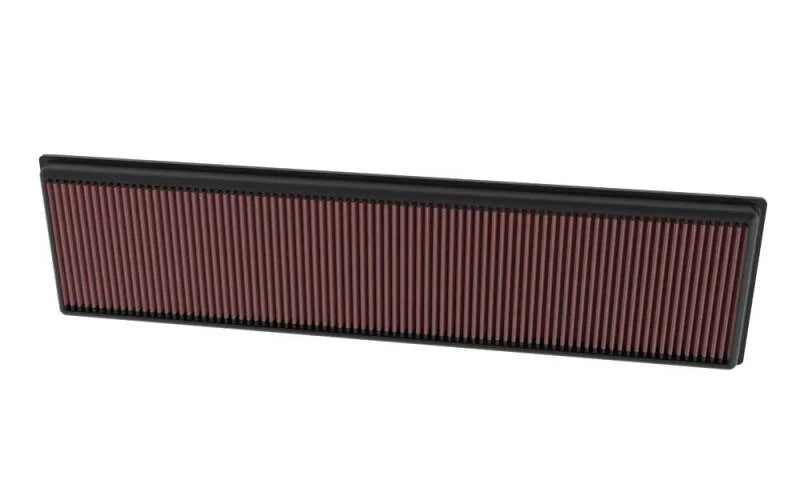 K&N 14-19 Porsche 911 Turbo H6-3.8L F/I Replacement Air Filter - Side View