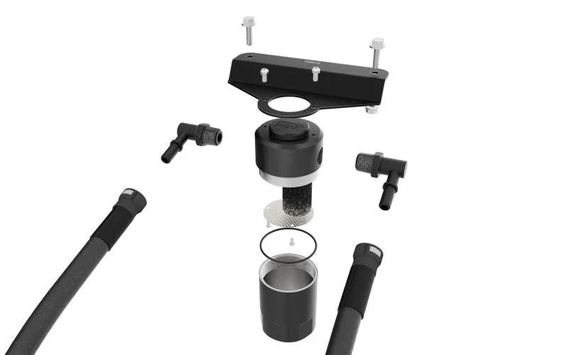 K&N 14-20 Chevrolet 1500 5.3L / 6.2L (Gas) Catch Can Oil Separator - Back View