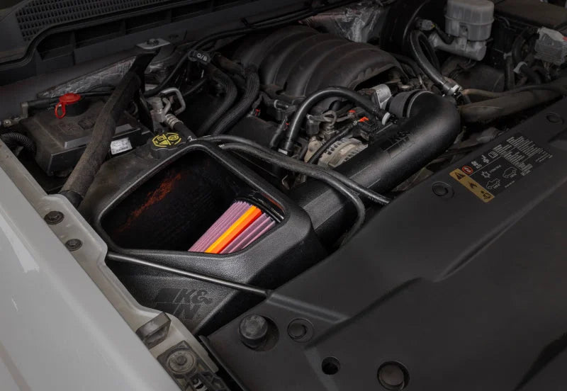 K&N 14-20 Chevy Silverado 1500 (5.3L/6.2L V8) NextGen Cold Air Intake - Installation View