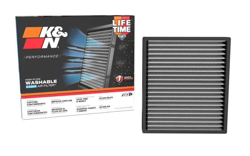K&N 14-24 Infiniti Q50 Cabin Air Filter - Installation View