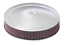 Load image into Gallery viewer, K&amp;N 14in Red Custom Air Cleaner Assembly - 5.125in ID x 14in OD x 2.75in H x 1.25in Drop Base - Main Product View