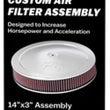 Load image into Gallery viewer, K&amp;N 14in Red Custom Air Cleaner Assembly - 5.125in ID x 14in OD x 2.75in H x 1.25in Drop Base - Additional View 7