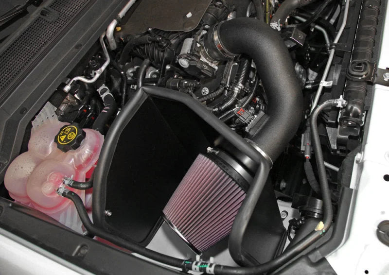 K&N 15-16 CHEVROLET COLORADO V6 3.6L FI Performance Air Intake System - Back View