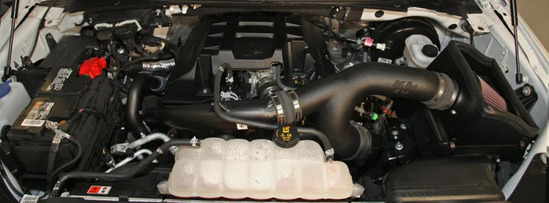 K&N 15-16 Ford F-150 2.7L V6 F/I AirCharger Intake Kit - Main Product View