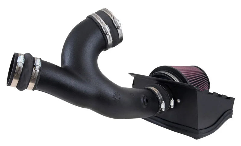 K&N 15-16 Ford F-150 2.7L V6 F/I AirCharger Intake Kit - Back View