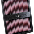 Load image into Gallery viewer, K&amp;N 15-17 Audi A1 L3-1.0L F/l - Replacement Drop In Air Filter - Side View