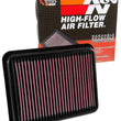 Load image into Gallery viewer, K&amp;N 15-17 Toyota Land Cruiser 2.8L L4 Drop In Air Filter - Installation View