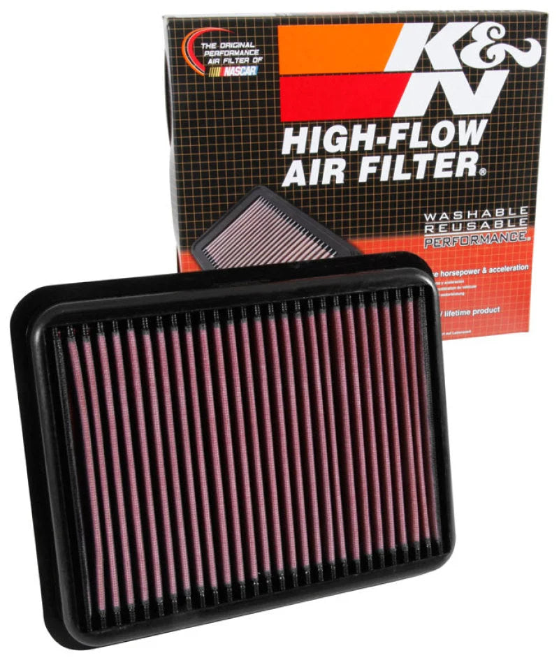 K&N 15-17 Toyota Land Cruiser 2.8L L4 Drop In Air Filter - Installation View