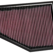 Load image into Gallery viewer, K&amp;N 15-18 BMW 740I L4-3.0L F/I Replacement Drop In Air Filter - Side View