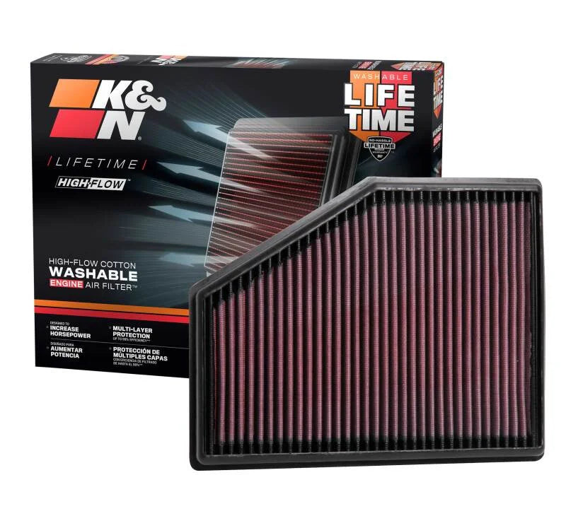 K&N 15-18 BMW 740I L4-3.0L F/I Replacement Drop In Air Filter - Additional View 10