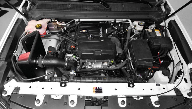 K&N 15-18 Chevy Colorado / GMC Canyon L4-2.5L F/I AirCharger Performance Air Intake System - Back View