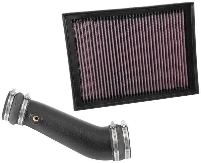 K&N 15-19 Toyota 4 Runner V6-4.0L Performance Air Intake Kit - Installation View
