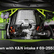 Load image into Gallery viewer, K&amp;N 15-23 Dodge Challenger 6.2L V8 / 15-23 Dodge Charger 6.2L V8 Oil Catch Can - Back View