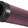 Load image into Gallery viewer, K&amp;N 15 Can-Am Maverick X DS Replacement Drop In Air Filter 12.25in H 4.875in OD - Side View