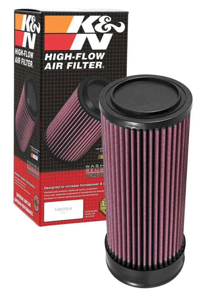 K&N 15 Can-Am Maverick X DS Replacement Drop In Air Filter 12.25in H 4.875in OD - Detail View