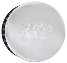 Load image into Gallery viewer, K&amp;N 1.5in Flange ID x 3in OD x 2.5in H Chrome Finish Rubber Base Crankcase Vent Filter - Installation View