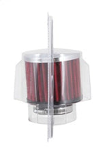Load image into Gallery viewer, K&amp;N 1.5in Flange ID x 3in OD x 2.5in H Chrome Finish Rubber Base Crankcase Vent Filter - Additional View 7