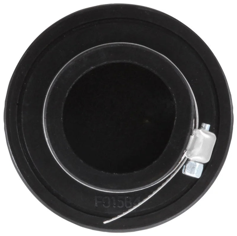 K&N 1.5in Flange ID x 3in OD x 2.5in H Rubber Base Crankcase Vent Filter - Back View