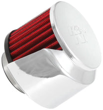 Load image into Gallery viewer, K&amp;N 1.5in Flange ID x 3in OD x 2.5in Height Clamp On Crankcase Vent Filter - Main Product View