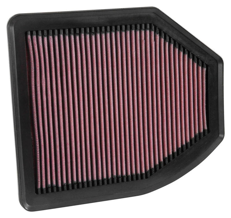 K&N 16-17 Acura ILX L4-2.4L F/I Replacement Drop In Air Filter - Side View