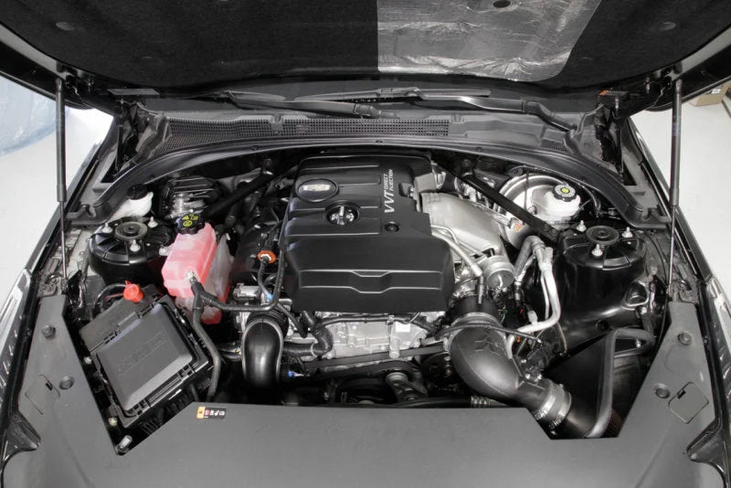 K&N 16-17 Cadillac ATS L4-2.0L Turbo 57 Series FIPK Performance Intake Kit - Side View