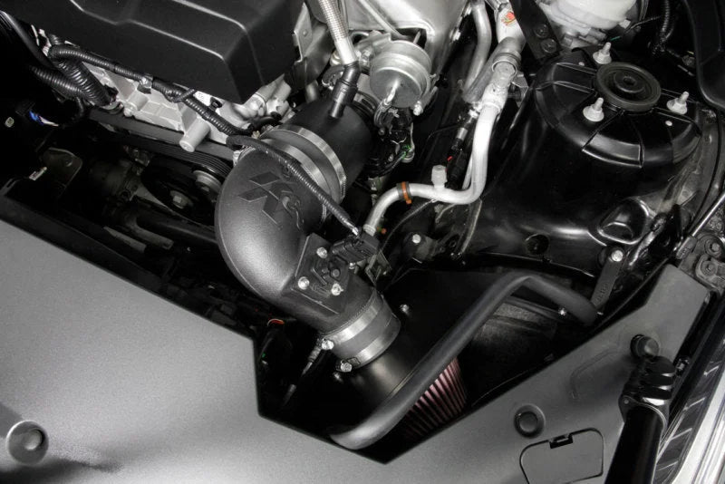 K&N 16-17 Cadillac ATS L4-2.0L Turbo 57 Series FIPK Performance Intake Kit - Back View