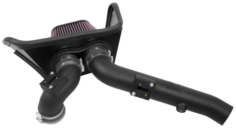 K&N 16-17 Cadillac ATS-V 3.6L V6 Twin Turbo Performance Intake Kit - Installation View