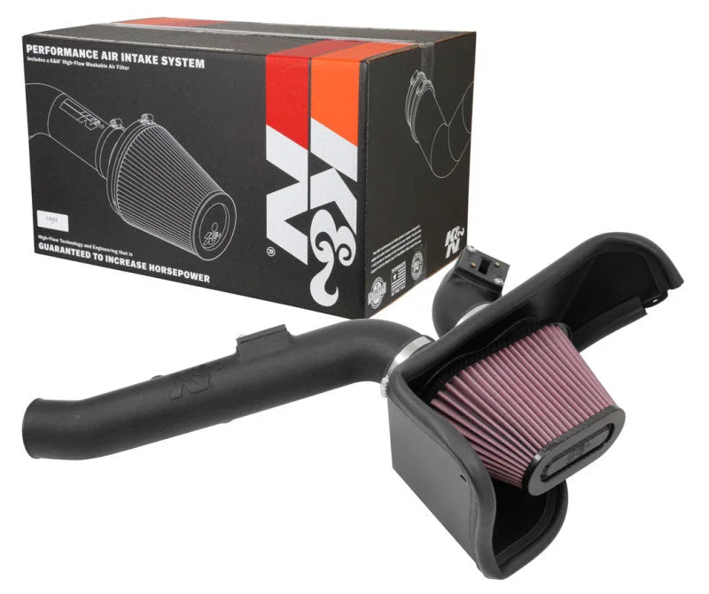 K&N 16-17 Cadillac ATS-V 3.6L V6 Twin Turbo Performance Intake Kit - Additional View 6