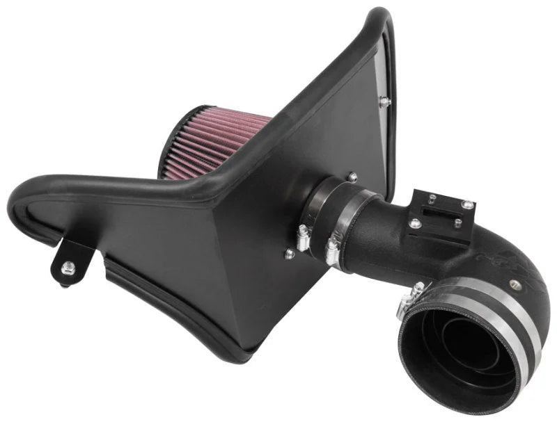 K&N 16-17 Chevrolet Camaro I4-2.0T 57 Series FIPK Performance Intake Kit - Back View