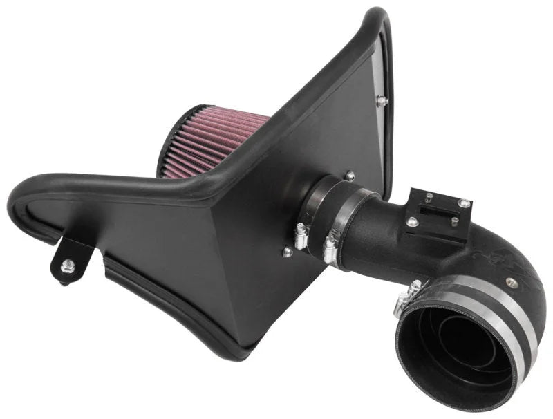 K&N 16-17 Chevrolet Camaro L4-2.0L F/I Turbo AirCharger Performance Intake - Back View