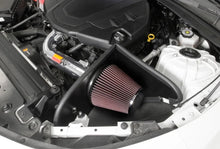 Load image into Gallery viewer, K&amp;N 16-17 Chevy Camaro 3.6L Silver Typhoon Short Ram Intake - Back View